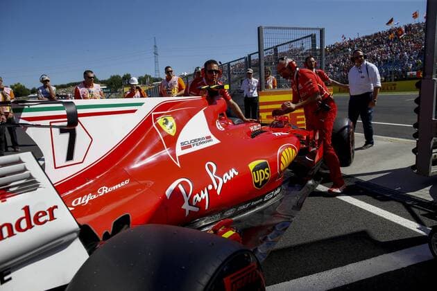 Motorsports: FIA Formula One World Championship WM Weltmeisterschaft 2017, Grand Prix of Hungary, 7 Kimi Raikkonen (FIN, Scuderia Ferrari), Budapest Hungary xHOCHxZWEIx