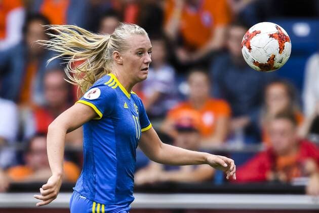 Fußball, Frauen EM, Niederlande - Schweden 170729 Sveriges Stina Blackstenius i kvartsfinalen mellan Holland och Sverige under dag 14 av fotbolls-EM den 29 juli 2017 i Doetinchem.  Copyright: CARLxSANDIN BB170729CS044