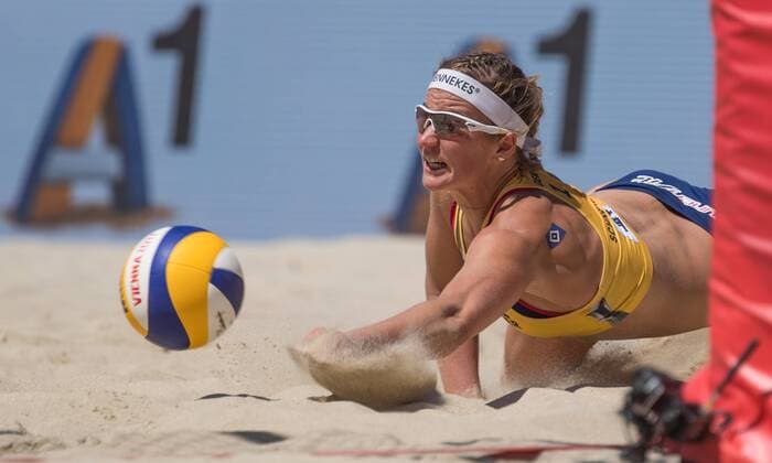 FIVB Beach volleyball Beachvolleyball World Championships Vienna 2017 am 29.07.2017 Isabel SCHNEIDER (GER); FIVB Beach Volleyball World Championships Vienna 2017 am 29.07.2017, Donauinsel Wien (Oesterreich). xPWx