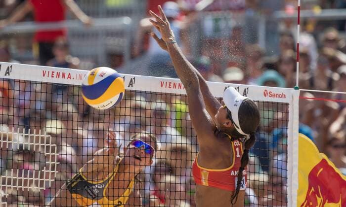 FIVB Beach volleyball Beachvolleyball World Championships Vienna 2017 am 29.07.2017 Chantal LABOUREUR (GER); FIVB Beach Volleyball World Championships Vienna 2017 am 29.07.2017, Donauinsel Wien (Oesterreich). xPWx