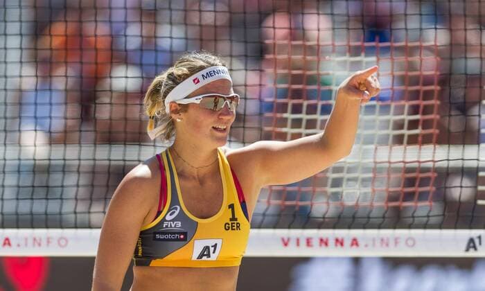 FIVB Beach volleyball Beachvolleyball World Championships Vienna 2017 am 29.07.2017 Isabel SCHNEIDER (GER); FIVB Beach Volleyball World Championships Vienna 2017 am 29.07.2017, Donauinsel Wien (Oesterreich). xPWx