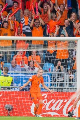 Fußball, Frauen EM, Niederlande - Schweden Vivianne Miedema of Holland Women during the UEFA WEURO 2017 quarter finale match between The Netherlands and Sweden at the Vijverberg stadium on July 22, 2017 in Doetinchem, The Netherlands Women:The Netherlands v Sweden UEFA WEURO 2017 2017 2018 xVIxVIxImagesx xGerritxvanxKeulenxIVx 8341065