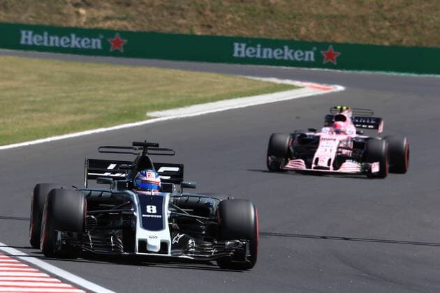 July 29th 2017, Hungaroring, Mogyor& xf3;d, Hungary; Formula One Grand Prix of Hungary, qualification sessions; Romain Grosjean - Haas F1 Team VF-17 xOctanex  ActionPlus11907375
