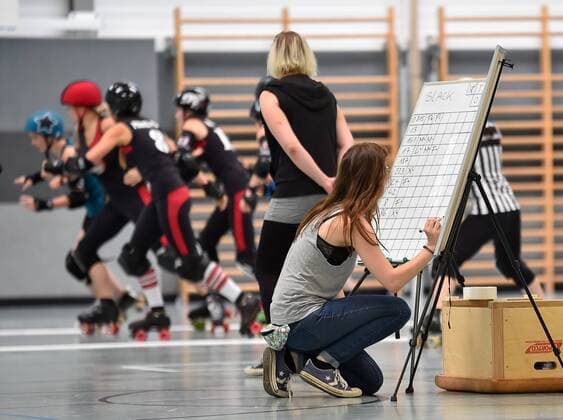 29.07.2017 - Rollerderby Roller Derby - 3. Bundesliga Frauen - Sucker Punch Rollergirls Nürnberg - Riot Rocketz Leipzig - OGo - Symbolbild Symbolfoto Feature Impression