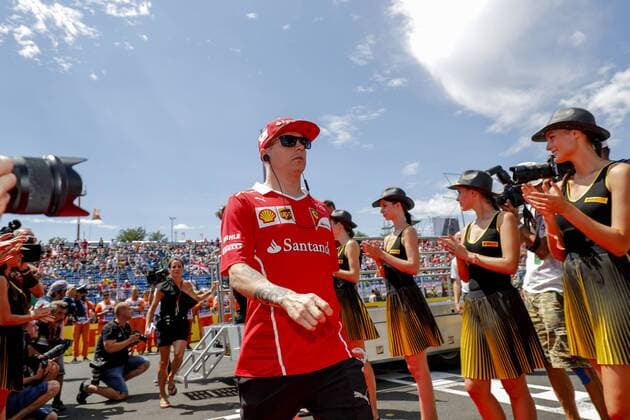 Motorsports: FIA Formula One World Championship WM Weltmeisterschaft 2017, Grand Prix of Hungary, 7 Kimi Raikkonen (FIN, Scuderia Ferrari), Budapest Hungary xHOCHxZWEIx