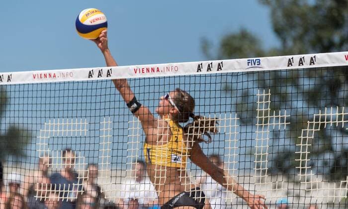 FIVB Beach volleyball Beachvolleyball World Championships Vienna 2017 am 30.07.2017 Chantal LABOUREUR (GER); FIVB Beach Volleyball World Championships Vienna 2017 am 30.07.2017, Donauinsel Wien (Oesterreich). xPWx