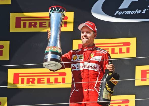 Finale, Sieger Sebastian Vettel, Motorsport, Grosser Preis von Ungarn 2017,Fahrerlager, Motorsport, Formel 1, 30.07.2017, Budapest Copyright: xAndre Eibner-Pressefotox EP_JAE