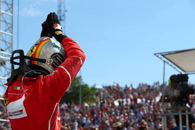 Hungarian Grand Prix, Hungaroring 27 - 30 July 2017 30.07.2017 - Race, Sebastian Vettel (GER) Scuderia Ferrari SF70H race winner 