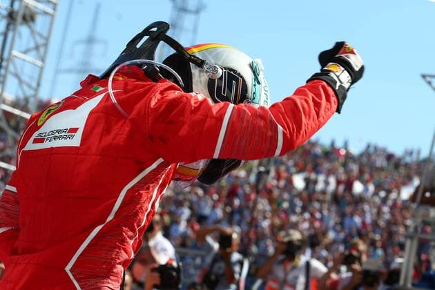 Hungarian Grand Prix, Hungaroring 27 - 30 July 2017 30.07.2017 - Race, Sebastian Vettel (GER) Scuderia Ferrari SF70H race winner 