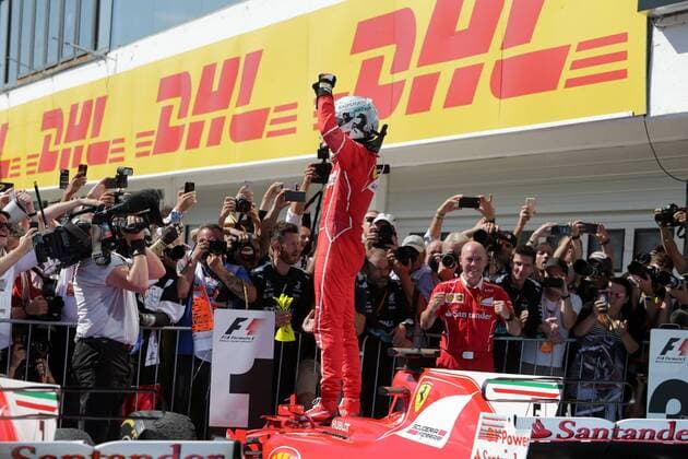 Hungarian Grand Prix, Hungaroring 27 - 30 July 2017 30.07.2017 - Race, Sebastian Vettel (GER) Scuderia Ferrari SF70H race winner 