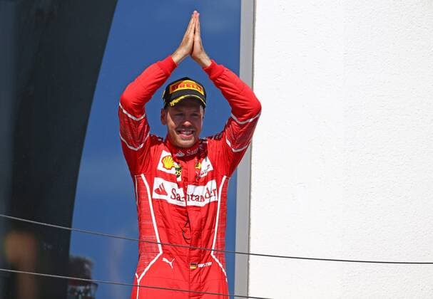 Hungarian Grand Prix, Hungaroring 27 - 30 July 2017 30.07.2017 - Race, Sebastian Vettel (GER) Scuderia Ferrari SF70H race winner 