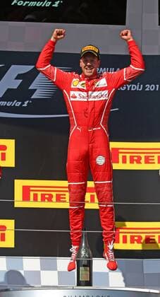 Hungarian Grand Prix, Hungaroring 27 - 30 July 2017 30.07.2017 - Race, Sebastian Vettel (GER) Scuderia Ferrari SF70H race winner 