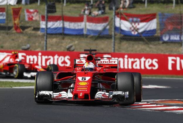 Motorsports: FIA Formula One World Championship WM Weltmeisterschaft 2017, Grand Prix of Hungary, 5 Sebastian Vettel (GER, Scuderia Ferrari), Budapest Hungary xHOCHxZWEIx