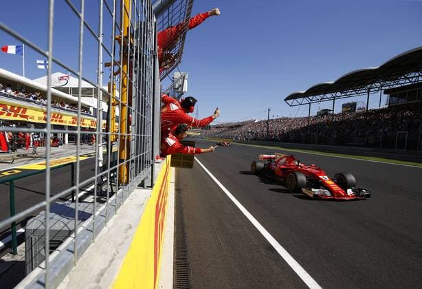 Motorsports: FIA Formula One World Championship WM Weltmeisterschaft 2017, Grand Prix of Hungary, 5 Sebastian Vettel (GER, Scuderia Ferrari), Budapest Hungary xHOCHxZWEIx