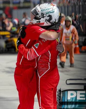 Motorsports: FIA Formula One World Championship WM Weltmeisterschaft 2017, Grand Prix of Hungary, Jock Clear (GBR, Scuderia Ferrari), 5 Sebastian Vettel (GER, Scuderia Ferrari), Budapest Hungary xHOCHxZWEIx