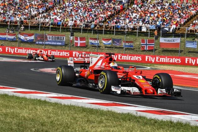Motorsports: FIA Formula One World Championship WM Weltmeisterschaft 2017, Grand Prix of Hungary, 5 Sebastian Vettel (GER, Scuderia Ferrari), Budapest Hungary xHOCHxZWEIx