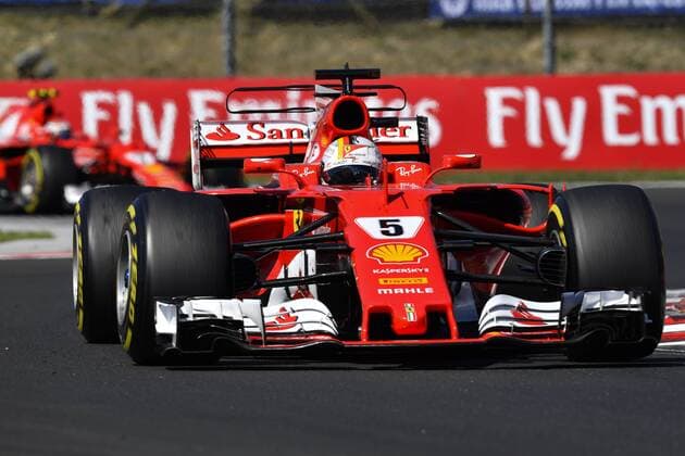 Motorsports: FIA Formula One World Championship WM Weltmeisterschaft 2017, Grand Prix of Hungary, 5 Sebastian Vettel (GER, Scuderia Ferrari), Budapest Hungary xHOCHxZWEIx
