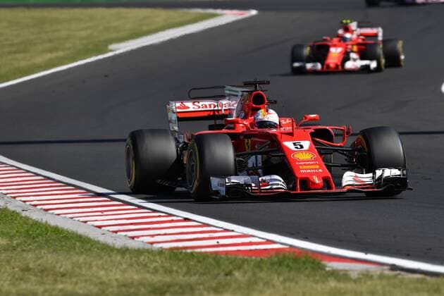 Motorsports: FIA Formula One World Championship WM Weltmeisterschaft 2017, Grand Prix of Hungary, 5 Sebastian Vettel (GER, Scuderia Ferrari), Budapest Hungary xHOCHxZWEIx