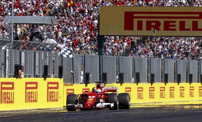 Motorsports: FIA Formula One World Championship WM Weltmeisterschaft 2017, Grand Prix of Hungary, 5 Sebastian Vettel (GER, Scuderia Ferrari), Budapest Hungary xHOCHxZWEIx