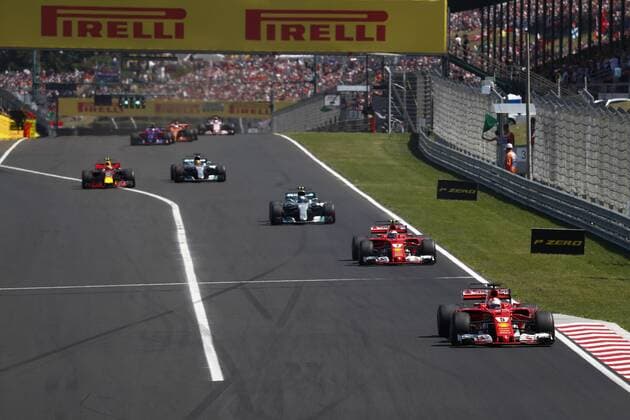 Motorsports: FIA Formula One World Championship WM Weltmeisterschaft 2017, Grand Prix of Hungary, 5 Sebastian Vettel (GER, Scuderia Ferrari), Budapest Hungary xHOCHxZWEIx