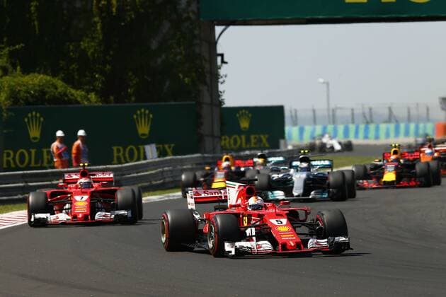 Motorsports: FIA Formula One World Championship WM Weltmeisterschaft 2017, Grand Prix of Hungary, 5 Sebastian Vettel (GER, Scuderia Ferrari), Budapest Hungary xHOCHxZWEIx