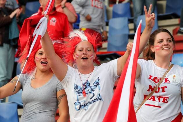 Fans aus Österreich jubeln mit dem Team über den Einzug ins Halbfinale, Fans, Publikum, Zuschauer, Stimmung, Atmosphäre, Stadion, Fussball, UEFA Women s EURO 2017, Viertelfinale, Österreich - Spanien, xozx