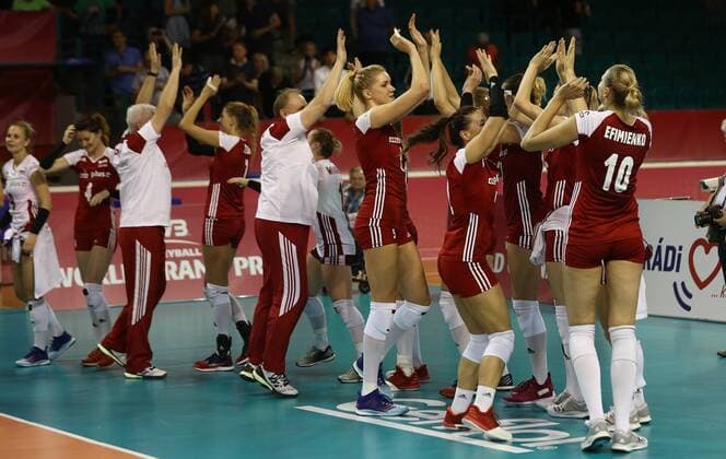 Poland won FIB Volleyball Grand Prix Women 2017 Group 2 played in Ostrava, Czech Republic, on July 30, 2017. (CTKxPhoto PetrxSznapka) CTKPhotoP201707300499101  SZN 42