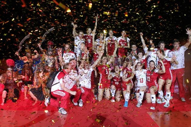 Poland won FIB Volleyball Grand Prix Women 2017 Group 2 played in Ostrava, Czech Republic, on July 30, 2017. (CTKxPhoto PetrxSznapka) CTKPhotoP201707300516101  SZN 43K