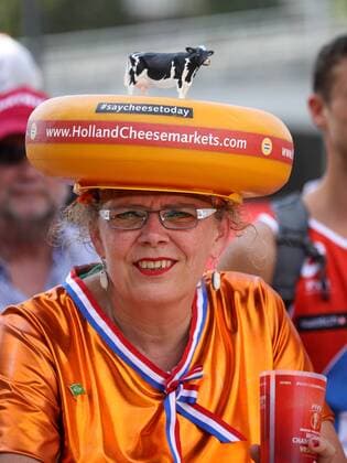 Beach volleyball Beachvolleyball - FIVB World Championships 2017 VIENNA,AUSTRIA,31.JUL.17 - BEACH VOLLEYBALL - FIVB World Championships. Image shows a fan. GEPAxpictures xMaticxKlansek