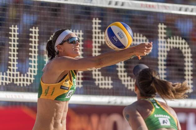 FIVB Beach volleyball Beachvolleyball World Championships Vienna 2017 am 31.07.2017 Fernanda BERTI ALVES (BRA); FIVB Beach Volleyball World Championships Vienna 2017 am 31.07.2017, Donauinsel Wien (Oesterreich). xPWx