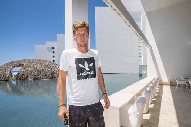 July 31, 2017 - EUM20170831DEP19.JPG.LOS CABOS, Bcs TenisTenis-Cabos.- En el tenis hay que reinventarse todo el tiempo para mantenerse entre la elite comento el tenista checho Thomas Berdych en entrevista, 31 de julio de 2017. Foto: Agencia EL UNIVERSALGerman EspinosaMAVC Latin News: July 31, 2017  - ZUMAu78_ 20170731_zaf_u78_074 Copyright: xElxUniversalx