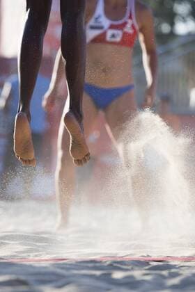 VIENNA, AUSTRIA - JULY 31: Player seen during Day 4 of the FIVB Beach volleyball Beachvolleyball World Championships 2017 on July 31, 2017 in Vienna, Austria. (Photo by Malte Christians Hoch Zwei) Vienna Austria xHOCHxZWEIx