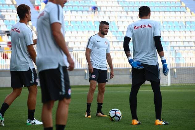 SOCCER - UEFA CL quali, Rijeka vs RBS, preview RIJEKA,CROATIA,01.AUG.17 - SOCCER - UEFA Champions League qualification, HNK Rijeka vs Red Bull Salzburg, preview, training RBS. Image shows Valon Berisha (RBS). GEPAxpictures xFelixxRoittner