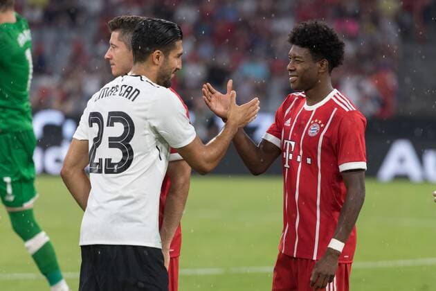 SOCCER - Audi Cup, Bayern vs Liverpool MUNICH,GERMANY,01.AUG.17 - SOCCER - Audi Cup 2017, semifinal, FC Bayern Muenchen vs FC Liverpool. Image shows David Alaba (Bayern). GEPAxpictures xMarkusxFischer