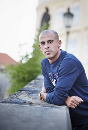 Israeli soccer player Tal Ben Chaim poses in front of Prague s Castle, Czech Republic, on Monday, July 3rd, 2017. Tal Ben Chaim, Maccabi Tel Aviv striker, joins Sparta Prague for four seasons. Ben Chaim arrives on a deal reported to be worth 2.9 million euros, making him the most expensive transfer in the history of the Czech league. (CTKxPhoto RenexFluger) CTKPhotoF201708020685101 