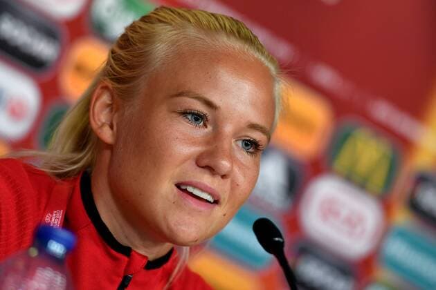 SOCCER - UEFA EURO EM Europameisterschaft Fussball 2017 BREDA,NETHERLANDS,02.AUG.17 - WOMEN SOCCER - UEFA Women s European Championship EM Europameisterschaft 2017, semifinal, Denmark vs Austria, preview, press conference PK Pressekonferenz team DEN. Image shows Pernille Harder (DEN). GEPAxpictures xFlorianxErtl