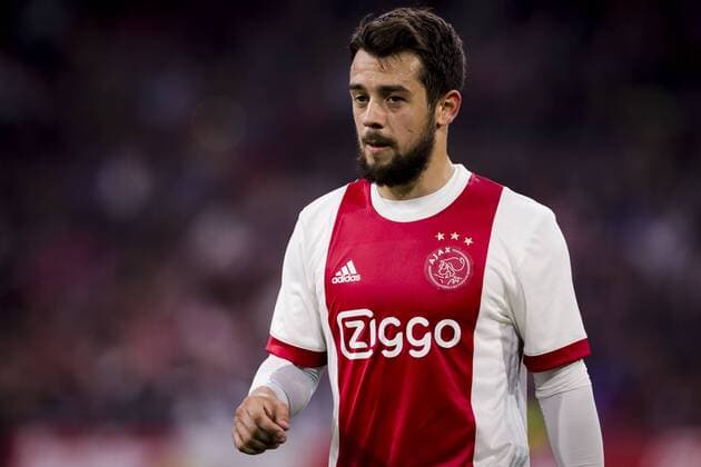 AMSTERDAM - 02-08-2017 , voetbal , UEFA voorronde Champions League , Stadion Johan Cruijf Arena , seizoen 2017 2018 , Ajax - Nice 2-2 , Ajax speler Amin Younes Ajax - Nice  x1661289x