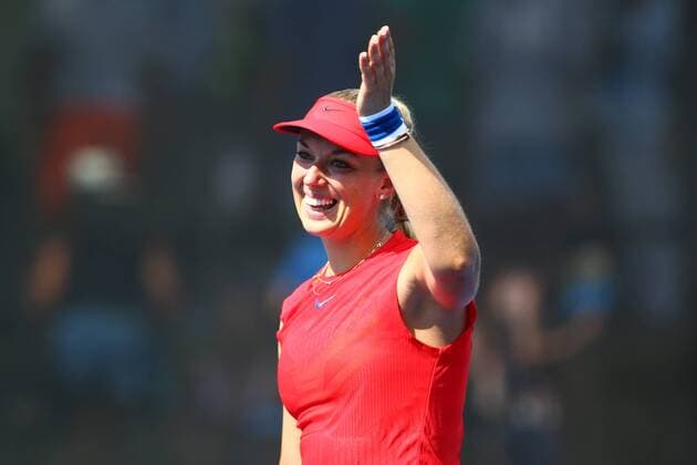 Bilder des Tages - SPORT WASHINGTON, DC - AUGUST 02: SABINE LISICKI (GER) during day three match of the 2017 Citi Open on August 2, 2017 at Rock Creek Park Tennis Center in Washington D.C. (Photo by Chaz Niell Icon Sportswire) TENNIS: AUG 02 Citi Open Icon17080264 EDITORIAL USE ONLY