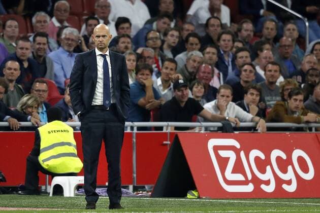AMSTERDAM, Stadion de Arena , 02-08-2017 , Voorronde Champions League seizoen 2017 2018 . Ajax - Nice 2-2. Marcel Keizer Ajax - Nice  x1661625x