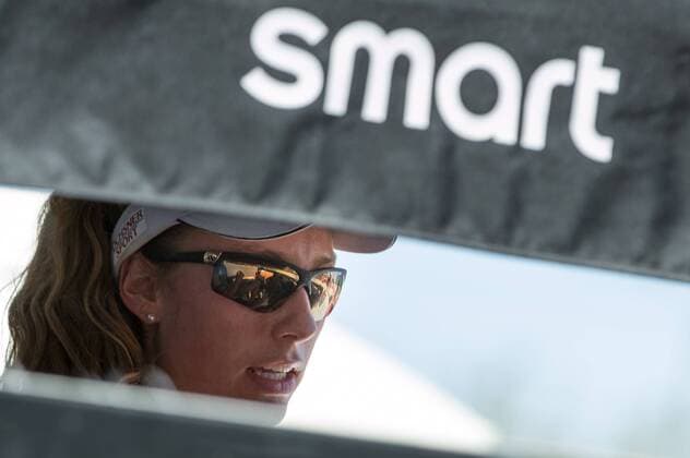 Beach volleyball Beachvolleyball - FIVB World Championships 2017 VIENNA,AUSTRIA,02.AUG.17 - BEACH VOLLEYBALL - FIVB World Championships, ladies. Image shows Nina Betschart (SUI). GEPAxpictures xMaticxKlansek