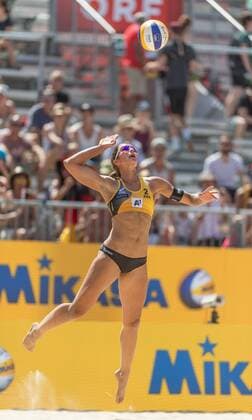 FIVB Beach volleyball Beachvolleyball World Championships Vienna 2017 am 03.08.2017 Chantal LABOUREUR (GER); FIVB Beach Volleyball World Championships Vienna 2017 am 03.08.2017, Donauinsel Wien (Oesterreich). xPWx