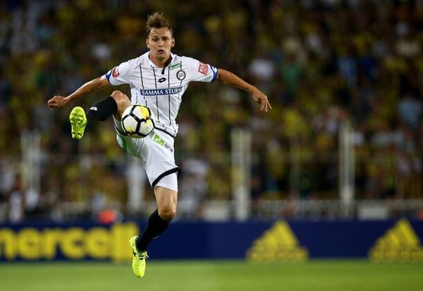 SOCCER - UEFA EL quali, Fenerbahce vs Sturm ISTANBUL,TURKEY,03.AUG.17 - SOCCER - UEFA Europa League qualification, Fenerbahce Istanbul vs SK Sturm Graz. Image shows Stefan Hierlaender (Sturm). GEPAxpictures xDanielxGoetzhaber