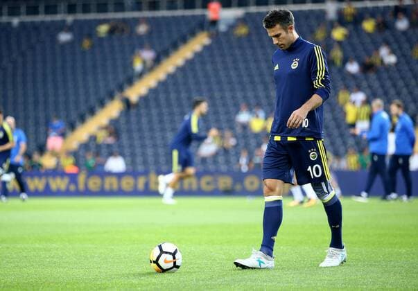 SOCCER - UEFA EL quali, Fenerbahce vs Sturm ISTANBUL,TURKEY,03.AUG.17 - SOCCER - UEFA Europa League qualification, Fenerbahce Istanbul vs SK Sturm Graz. Image shows Robin van Persie (Fenerbahce). GEPAxpictures xDanielxGoetzhaber