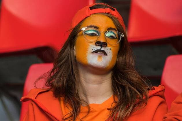 supporters of The Netherlands during the semi-final UEFA WEURO 2017 match between The Netherlands and England at the Grolsch Veste on August 3, 2017 in Enschede, the Netherlands Women: The Netherlands v England UEFA WEURO 2017 2017 2018 xVIxVIxImagesx xGerritxvanxKeulenxIVx 8380044