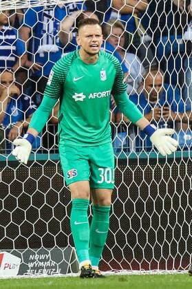 03.08.2017, Poznan , Lech Poznan - FC Utrecht , European football UEFA Europa League Lech Poznan - FC Utrecht , N Z Matus Putnocky (Lech), po utracie bramki , FOT. Adam Jastrzebowski newspix.pl --- Newspix.pl  20170803_awj_413
