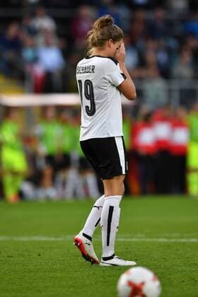 SOCCER - UEFA EURO EM Europameisterschaft Fussball 2017 BREDA,NETHERLANDS,03.AUG.17 - WOMEN SOCCER - UEFA Women s European Championship EM Europameisterschaft 2017, semifinal, Denmark vs Austria. Image shows the disappointment of Verena Aschauer (AUT). GEPAxpictures xFlorianxErtl