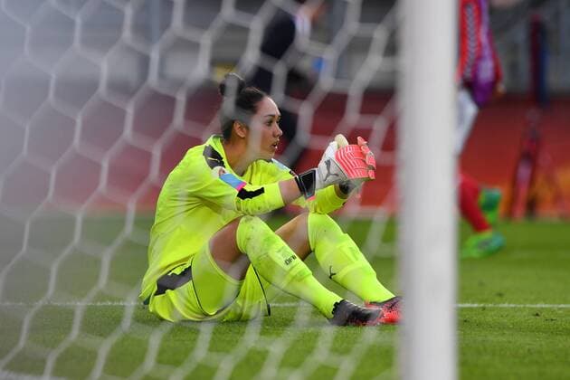 SOCCER - UEFA EURO EM Europameisterschaft Fussball 2017 BREDA,NETHERLANDS,03.AUG.17 - WOMEN SOCCER - UEFA Women s European Championship EM Europameisterschaft 2017, semifinal, Denmark vs Austria. Image shows the disappointment of Manuela Zinsberger (AUT). GEPAxpictures xFlorianxErtl