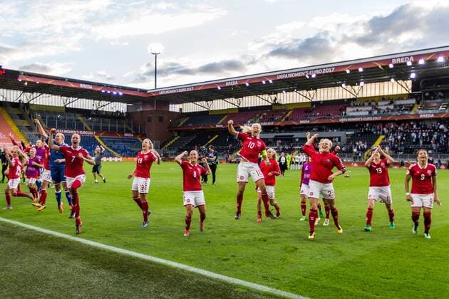 Danemark FOOTBALL FEMININ : Danemark vs Autriche - Demi Finale - Euro 2017 UEFA - 03 08 2017 Proshots Panoramic 