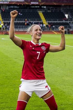 BREDA - 03-08-2017 Rat Verleghstadion. EK vrouwenvoetbal, Woman s Euro 2017, halve finale Denemarken - Oostenrijk. Denemarken wint na strafschoppen. Sanne Troelsgaard. Denemarken - Oostenrijk  x1661972x
