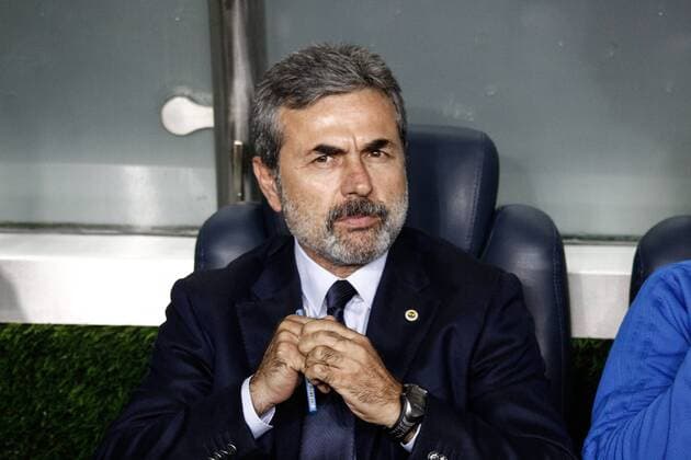 Fenerbahce head coach Aykut Kocaman during the UEFA Europa League third qualifying round second match between Fenerbahce and Sturm Graz at Fenerbahce s Ulker Stadium in Istanbul on August 3, 2017.  Copyright: CANxEROK 030817FENER11